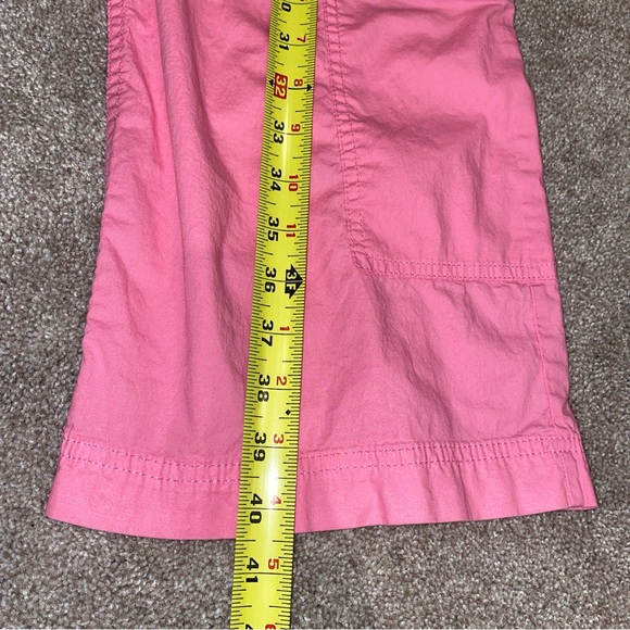 BDG Urban Outfitters Pink Wide Leg Cargo Pants Size 12 Retro Y2K Stretch - Picture 8 of 9